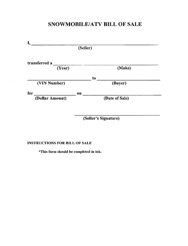 ATV Receipt Form ATV Receipt Form